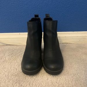 Black Heeled Booties